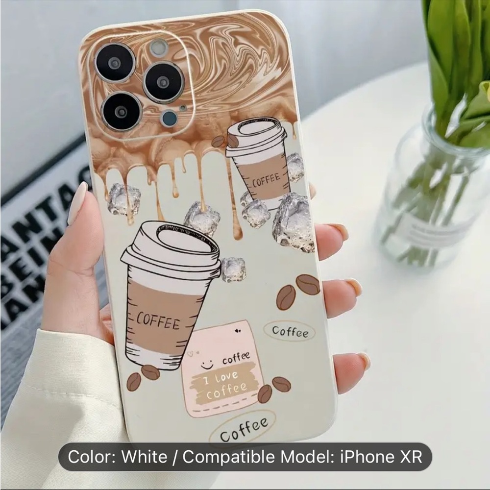 Apple IPhone XR Protective Case ~ Ice Cube Coffee
